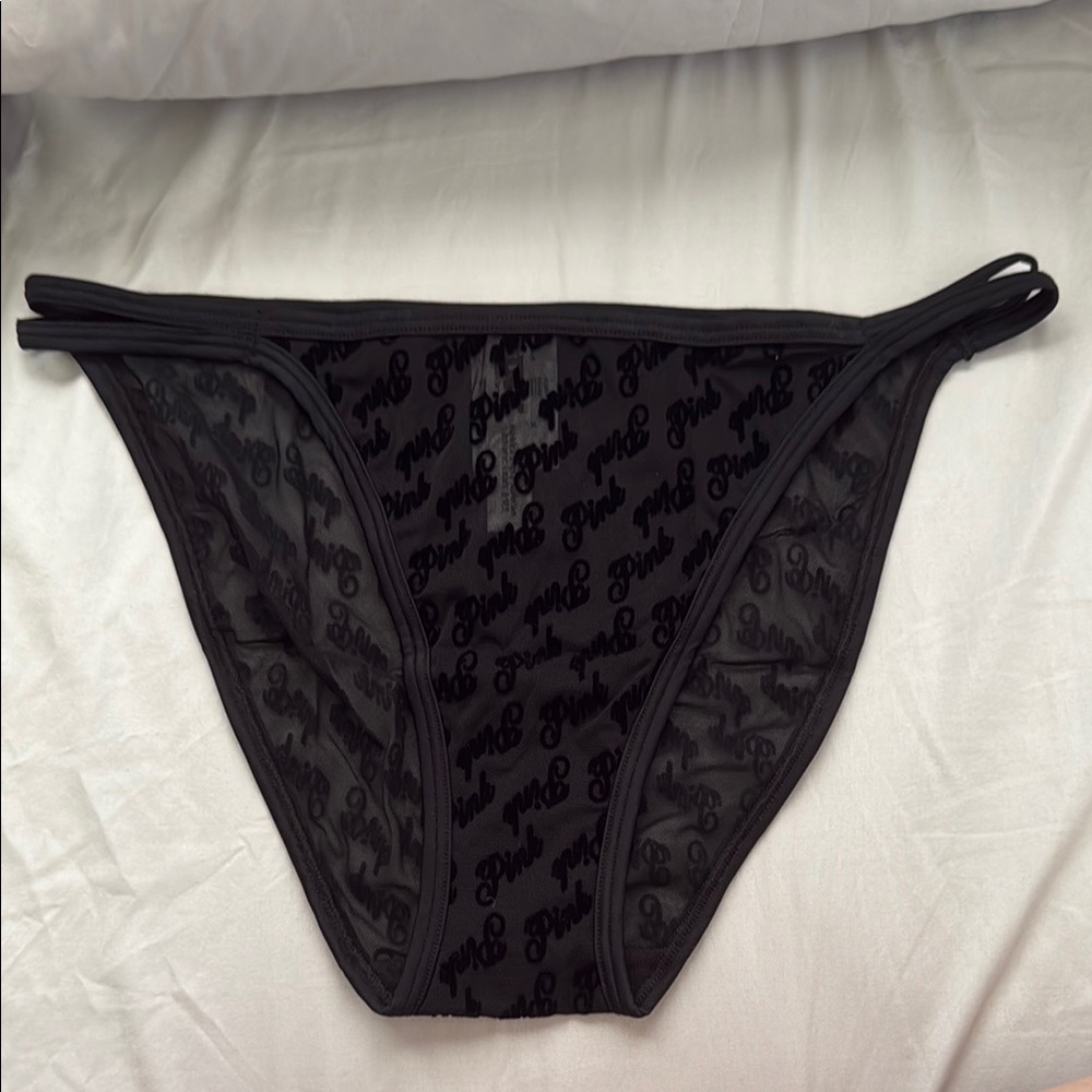 Black Sheer Bikini Panties